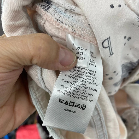 Anthropologie Pilcro and the Letterpress faint pink wash high rise slim 28 P - Picture 6 of 6